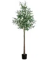 Nearly Natural 6ft Lighted Artificial Olive Tree With 300 Warm White Led  Lights In Green