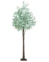 Nearly Natural 6ft Lighted Artificial Olive Tree With 420 Warm White Led  Lights In Green