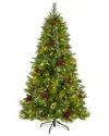 Nearly Natural 6ft Montana Mixed Pine Artificial Christmas Tree In Green