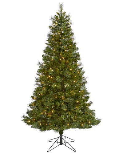 Nearly Natural 6ft. Mount Hood Spruce Artificial Christmas Tree In Green