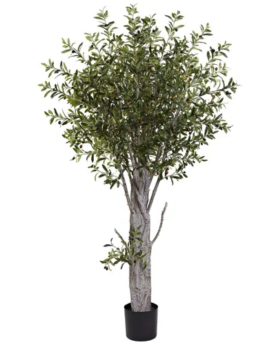 Nearly Natural 6ft. Olive Tree In Green