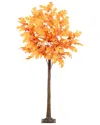 Nearly Natural 6ft. Pre-lit Autumn Maple Artificial Fall Tree Wit