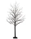 Nearly Natural 6ft. Pre-lit Halloween Deluxe Black Twig Artificia