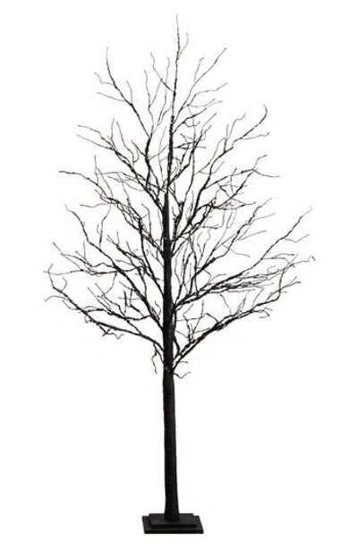 Nearly Natural 6ft Prelit Halloween Deluxe Twig Tree In Black