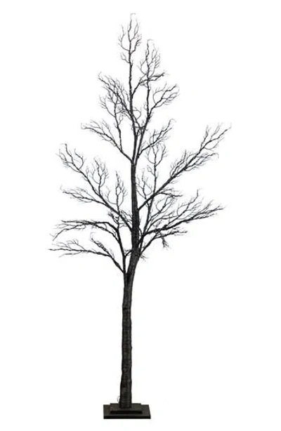 Nearly Natural 6ft Prelit Halloween Minimalist Twig Tree In Black