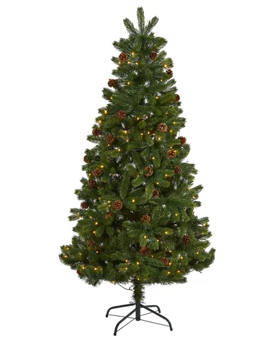 NEARLY NATURAL NEARLY NATURAL 6FT. ROCKY MOUNTAIN SPRUCE ARTIFICIAL CHRISTMAS TREE