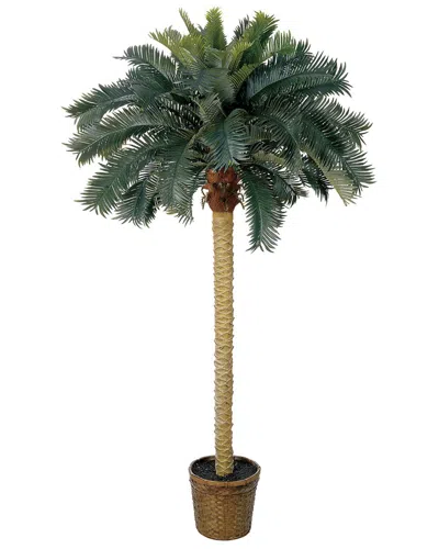 Nearly Natural 6ft Sago Palm Silk Tree In Green