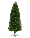 Nearly Natural 6ft. Slim Virginia Spruce Artificial Christmas Tree In Green