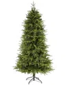 Nearly Natural 6ft. Vancouver Fir Natural Look Artificial Christmas Tree In Green