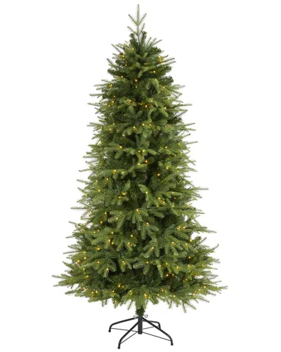 Nearly Natural 6ft. Vancouver Fir Natural Look Artificial Christmas Tree In Green