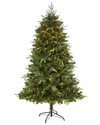 Nearly Natural 6ft. Wellington Spruce Natural Look Artificial Christmas Tree In Green