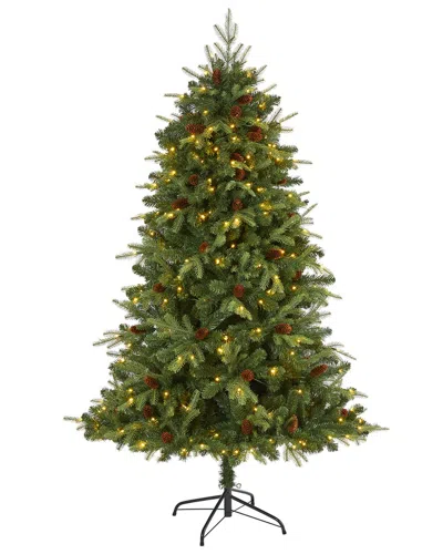 NEARLY NATURAL NEARLY NATURAL 6FT. WELLINGTON SPRUCE NATURAL LOOK ARTIFICIAL CHRISTMAS TREE