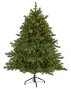 Nearly Natural 6ft. Wyoming Mixed Pine Artificial Christmas Tree In Green