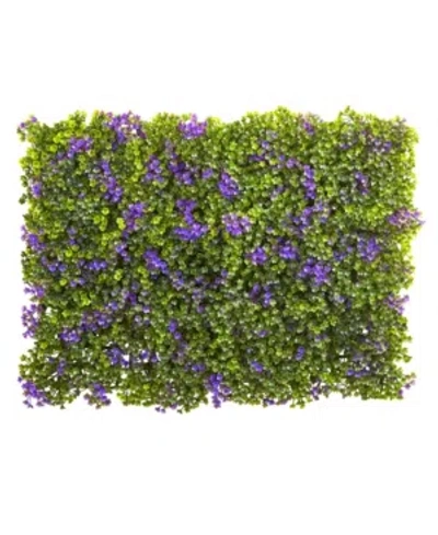 Nearly Natural Set Of 12 Clover Mats In Green