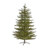Nearly Natural 7 Foot Mountain Pine With 1762 Bendable Branches And 450 Clear Lights Pre-lit Christmas Tree In Green
