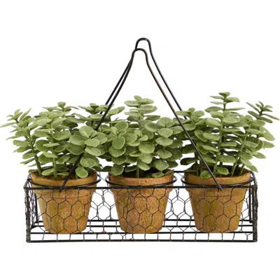 Nearly Natural 7-in Mini Jade Garden Artificial Plant In Multi