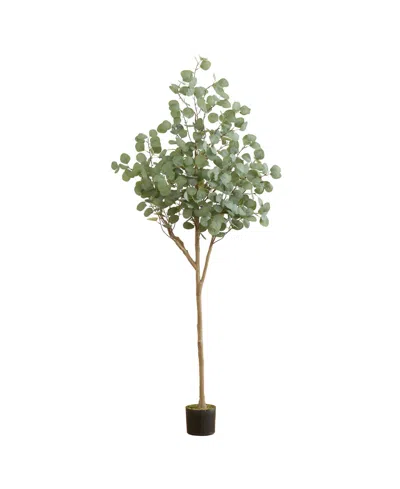 Nearly Natural 72" Artificial Eucalyptus Tree In Green