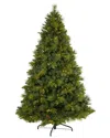 Nearly Natural 7.5ft. North Carolina Mixed Pine Artificial Christmas Tree In Green