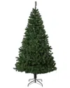 Nearly Natural 7.5ft. Northern Tip Pine Artificial Christmas Tree With 400 Clear Led Lights In Green