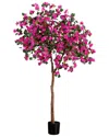 Nearly Natural 7ft Artificial Bougainvillea Tree In Pink