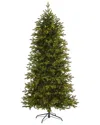 Nearly Natural 7ft. Belgium Fir Natural Look Artificial Christmas Tree In Green