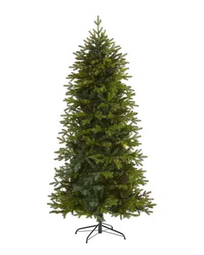 Nearly Natural 7ft Belgium Fir Natural-look Artificial Christmas Tree With 1894 Bendable Branches In Green
