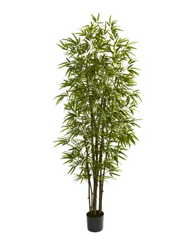 Nearly Natural 7ft Green Bamboo Tree