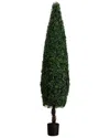 Nearly Natural 7ft. Uv Resistant Artificial Boxwood Topiary Cone