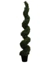 Nearly Natural Uv Resistant Artificial Rosemary Spiral Tree