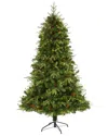 Nearly Natural 7ft. Wellington Spruce Natural Look Artificial Christmas Tree In Green