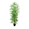 Nearly Natural 8' Artificial Green Bamboo Tree In Green