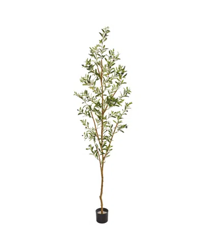 Nearly Natural 82" Olive Artificial Tree In Green
