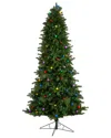 Nearly Natural 8.5ft. Montana Mountain Fir Artificial Christmas Tree In Green