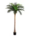 Nearly Natural 8ft Artificial Coconut Palm Tree In Green