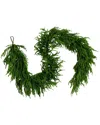 Nearly Natural 8ft. Artificial Real Touch Norfolk Island Pine Garland In Green
