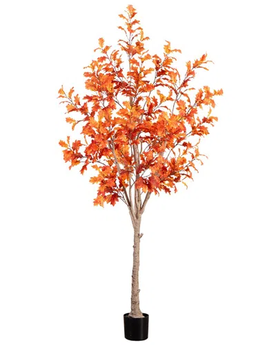 Nearly Natural 8ft. Autumn Oak Artificial Fall Tree