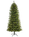 Nearly Natural 8ft. Belgium Fir Natural Look Artificial Christmas Tree In Green