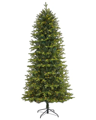 Nearly Natural 8ft. Belgium Fir Natural Look Artificial Christmas Tree In Green