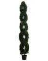 Nearly Natural 8ft. Double Pond Cypress Spiral Topiary Uv Resista