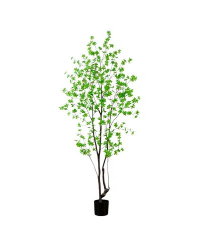 Nearly Natural 8ft. Artificial Minimalist Enkianthus Tree In Green