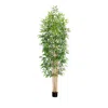 Nearly Natural 9ft. Artificial Bamboo Tree With Real Bamboo Trunk In Green