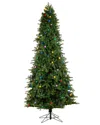 Nearly Natural 9.5ft. Montana Mountain Fir Artificial Christmas Tree In Green