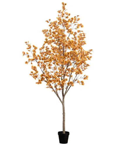 Nearly Natural 9ft. Artificial Autumn Fall Eucalyptus Tree