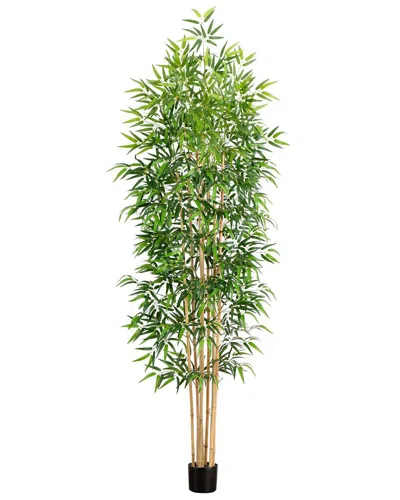 NEARLY NATURAL NEARLY NATURAL 9FT ARTIFICIAL BAMBOO TREE WITH REAL BAMBOO TRUNKS