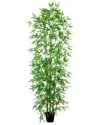 Nearly Natural 9ft. Artificial Green Bamboo Tree