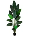 Nearly Natural Artificial Travelers Palm Tree In Green