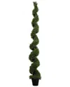 Nearly Natural Uv Resistant Artificial Rosemary Spiral Tree
