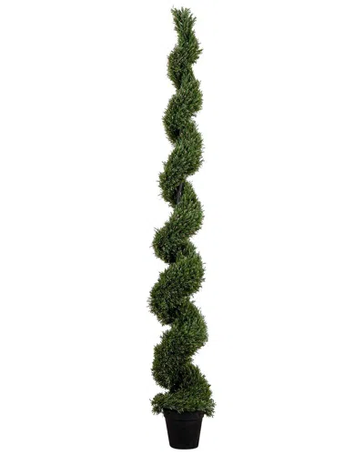 NEARLY NATURAL NEARLY NATURAL 9FT UV-RESISTANT ARTIFICIAL ROSEMARY SPIRAL TOPIARY TREE  (INDOOR/OUTDOOR)
