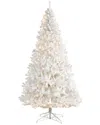 Nearly Natural 9ft White Artificial Christmas Tree In White