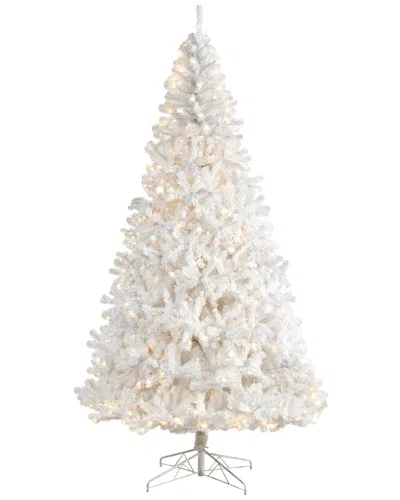 Nearly Natural 9ft White Artificial Christmas Tree